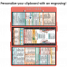 WhiteCoat Clipboard® Trifold - Coral Physical Therapy Edition